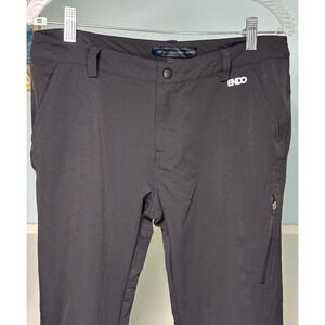 EMS Womens 8 Hiking Pants Eastern Mountain Sports Black Nylon Sport Stretch